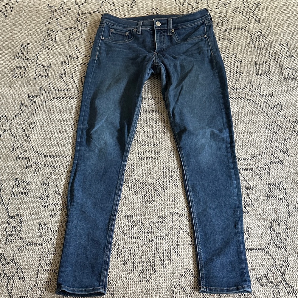 Rag & Bone 29 Dark Blue Skinny Jeans
